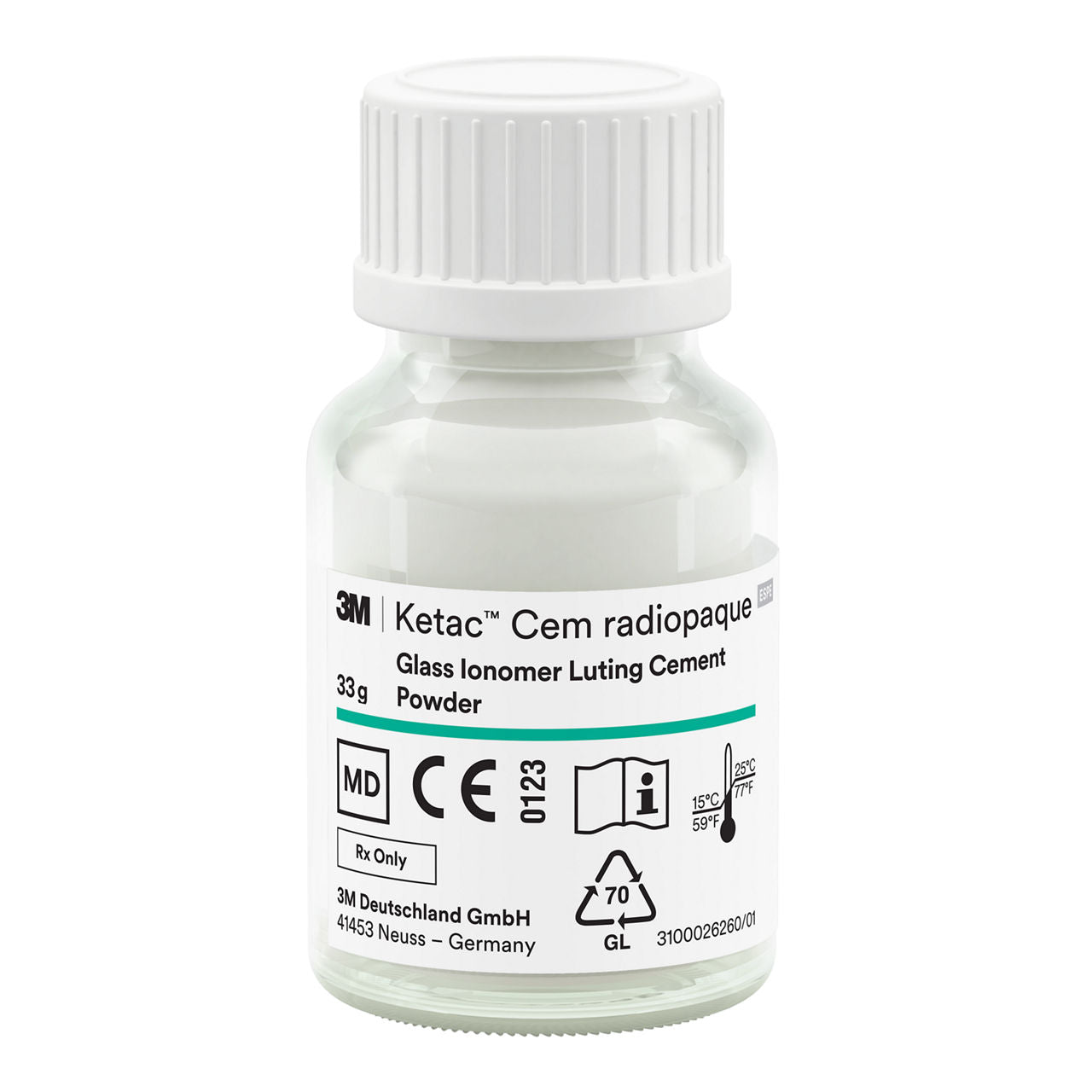 Ketac Cem radiopaque Pulver Pa 33g