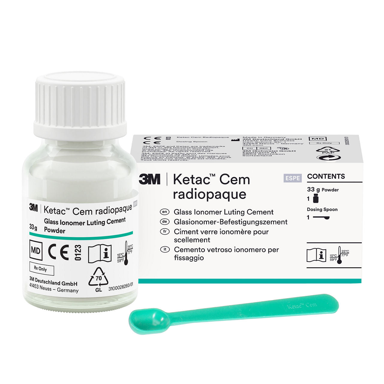 Ketac Cem radiopaque Pulver Pa 33g